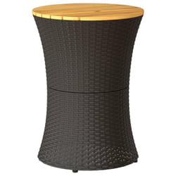 VidaXL 368296 table de jardin Noir
