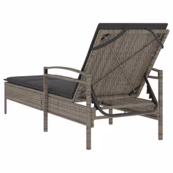 VidaXL 368301 chaise d'extérieur Linge Siège rembourré Polyuréthane, Acier Gris - Vue supplémentaire 6
