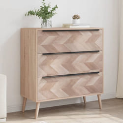 Vidaxl - Finori Commode Lusk 03A chêne sonoma 80x38,5x87 cm