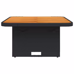 VidaXL 368269 table de jardin Noir, Marron - Vue supplémentaire 5