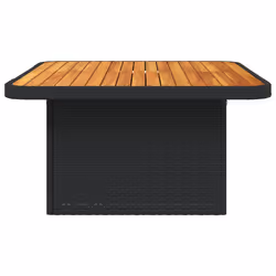 VidaXL 368269 table de jardin Noir, Marron - Vue supplémentaire 6