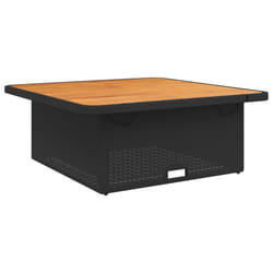 VidaXL 368272 table de jardin Noir, Marron