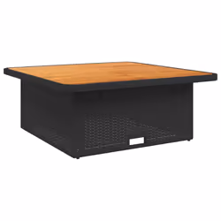 VidaXL 368272 table de jardin Noir, Marron - Vue supplémentaire 7
