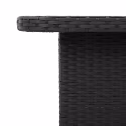 VidaXL 368272 table de jardin Noir, Marron - Vue supplémentaire 8