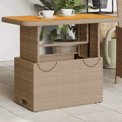 VidaXL 368277 table de jardin Beige, Marron