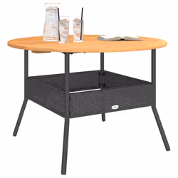 VidaXL 368625 table de jardin Noir - Vue supplémentaire 4