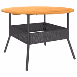 VidaXL 368625 table de jardin Noir - Vue supplémentaire 7
