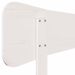 VidaXL 844762 tête de lit et pied de lit Blanc - Vue supplémentaire 7