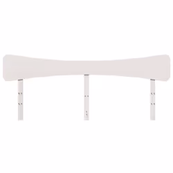 VidaXL 844766 tête de lit et pied de lit Blanc - Vue supplémentaire 4