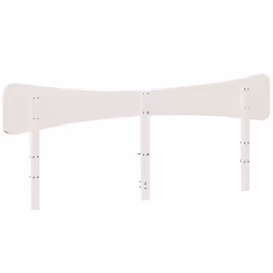 VidaXL 844766 tête de lit et pied de lit Blanc - Vue supplémentaire 5