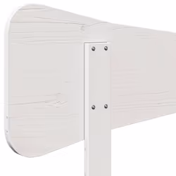 VidaXL 844770 tête de lit et pied de lit Blanc - Vue supplémentaire 6