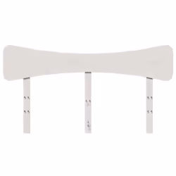 VidaXL 844774 tête de lit et pied de lit Blanc - Vue supplémentaire 4