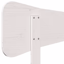 VidaXL 844774 tête de lit et pied de lit Blanc - Vue supplémentaire 6