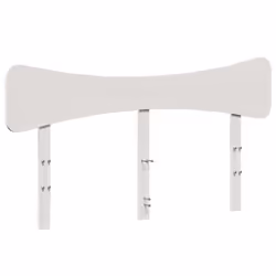 VidaXL 844778, Blanc, Bois de pin, 140 cm, 1455 mm, 81 cm, 35 mm