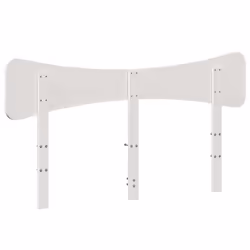 VidaXL 844778 tête de lit et pied de lit Blanc - Vue supplémentaire 5