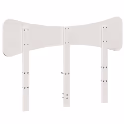 VidaXL 844782 tête de lit et pied de lit Blanc - Vue supplémentaire 6