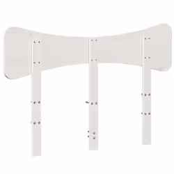 VidaXL 844786 tête de lit et pied de lit Blanc - Vue supplémentaire 6