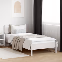 VidaXL 844794 tête de lit et pied de lit Blanc
