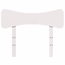VidaXL 844794 tête de lit et pied de lit Blanc - Vue supplémentaire 4
