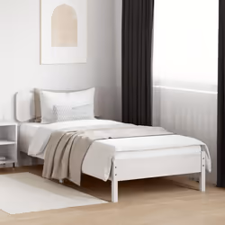 VidaXL 844798 tête de lit et pied de lit Blanc
