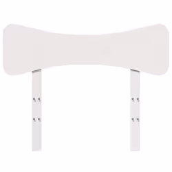 VidaXL 844798 tête de lit et pied de lit Blanc - Vue supplémentaire 4