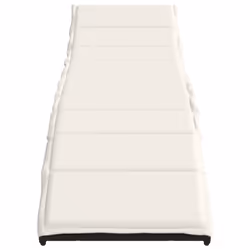 VidaXL 368251 chaise d'extérieur Linge Siège rembourré Polyuréthane, Acier Crème, Blanc - Vue supplémentaire 4