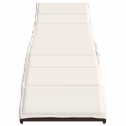 VidaXL 368252 chaise d'extérieur Terrace Siège rembourré Polyuréthane, Acier Crème, Blanc - Vue supplémentaire 5
