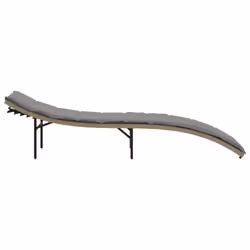 VidaXL 368255 chaise d'extérieur Terrace Siège rembourré Polyuréthane, Acier Gris - Vue supplémentaire 5