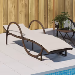 Détendez-vous et profitez du plein air avec cette confortable chaise longue ! Matériau durable : la résine tressée, également ...