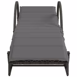 VidaXL 368265 chaise d'extérieur Linge Siège rembourré Polyuréthane, Acier Gris - Vue supplémentaire 4