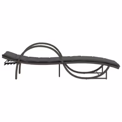 VidaXL 368265 chaise d'extérieur Linge Siège rembourré Polyuréthane, Acier Gris - Vue supplémentaire 5