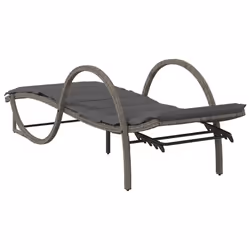 VidaXL 368265 chaise d'extérieur Linge Siège rembourré Polyuréthane, Acier Gris - Vue supplémentaire 6