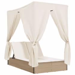 VidaXL 368076, Linge, Siège rembourré, Polyuréthane, Acier, Crème, Blanc, 280 kg, 2000 mm