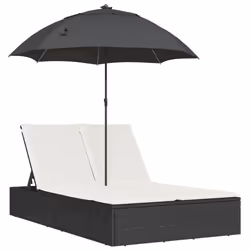 VidaXL 368081, Linge, Siège rembourré, Polyuréthane, Acier, Crème, Blanc, 280 kg, 2000 mm
