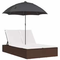VidaXL 368082, Linge, Siège rembourré, Polyuréthane, Acier, Crème, Blanc, 280 kg, 2000 mm