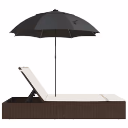 VidaXL 368082 chaise d'extérieur Linge Siège rembourré Polyuréthane, Acier Crème, Blanc - Vue supplémentaire 5