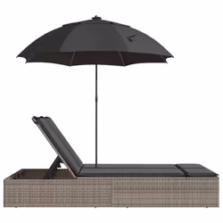 VidaXL 368083 chaise d'extérieur Linge Siège rembourré Polyuréthane, Acier Gris - Vue supplémentaire 5
