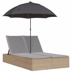 VidaXL 368084, Linge, Siège rembourré, Polyuréthane, Acier, Gris, 280 kg, 2000 mm