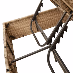 VidaXL 368084 chaise d'extérieur Linge Siège rembourré Polyuréthane, Acier Gris - Vue supplémentaire 8