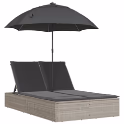 VidaXL 368086, Linge, Siège rembourré, Polyuréthane, Acier, Gris, 280 kg, 2000 mm