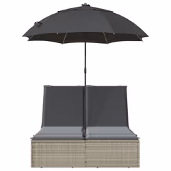 VidaXL 368086 chaise d'extérieur Linge Siège rembourré Polyuréthane, Acier Gris - Vue supplémentaire 4