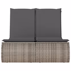 VidaXL 368092 chaise d'extérieur Linge Siège rembourré Polyuréthane, Acier Gris - Vue supplémentaire 4
