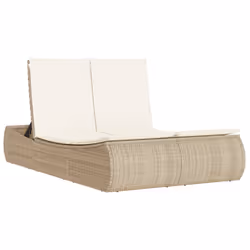 VidaXL 368094, Linge, Siège rembourré, Polyuréthane, Acier, Crème, Blanc, 280 kg, 1100 mm