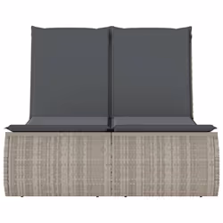 VidaXL 368095 chaise d'extérieur Linge Siège rembourré Polyuréthane, Acier Gris - Vue supplémentaire 4