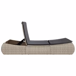 VidaXL 368095 chaise d'extérieur Linge Siège rembourré Polyuréthane, Acier Gris - Vue supplémentaire 5