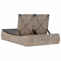 VidaXL 368095 chaise d'extérieur Linge Siège rembourré Polyuréthane, Acier Gris - Vue supplémentaire 6