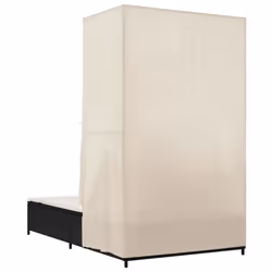VidaXL 368099 chaise d'extérieur Linge Siège rembourré Polyuréthane, Acier Crème, Blanc - Vue supplémentaire 6