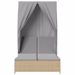 VidaXL 368102 chaise d'extérieur Linge Siège rembourré Polyuréthane, Acier Gris - Vue supplémentaire 4