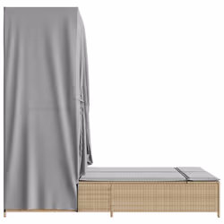 VidaXL 368102 chaise d'extérieur Linge Siège rembourré Polyuréthane, Acier Gris - Vue supplémentaire 5