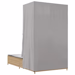 VidaXL 368102 chaise d'extérieur Linge Siège rembourré Polyuréthane, Acier Gris - Vue supplémentaire 6